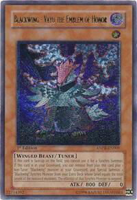 Blackwing - Vayu the Emblem of Honor (UTR) - Ancient Prophecy (ANPR) #ANPR-EN005 - Ultimate Rare YuGiOh Trading Card