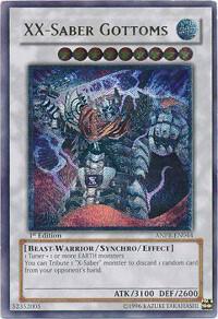 XX-Saber Gottoms (UTR) trading card from Ancient Prophecy XX-Saber Gottoms (UTR) - Ancient Prophecy YuGiOh trading card