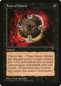 Funeral Charm - Visions (VIS) #61 - Common Magic: The Gathering Trading Card