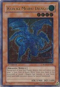 Koa'ki Meiru Drago (UTR) - Raging Battle (RGBT) #RGBT-EN024 - Ultimate Rare YuGiOh Trading Card