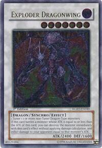 Exploder Dragonwing (UTR) - Raging Battle (RGBT) #RGBT-EN040 - Ultimate Rare YuGiOh Trading Card