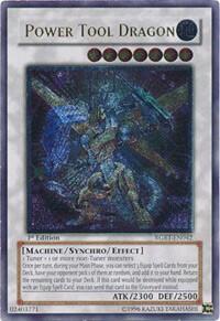 Power Tool Dragon (UTR) - Raging Battle (RGBT) #RGBT-EN042 - Ultimate Rare YuGiOh Trading Card