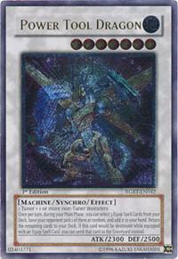 Power Tool Dragon (UTR) - Raging Battle YuGiOh trading card
