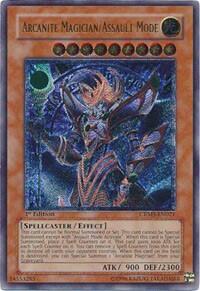 Arcanite Magician/Assault Mode (UTR) - Crimson Crisis (CRMS) #CRMS-EN021 - Ultimate Rare YuGiOh Trading Card