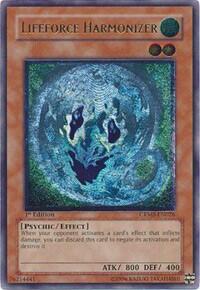 Lifeforce Harmonizer (UTR) - Crimson Crisis (CRMS) #CRMS-EN026 - Ultimate Rare YuGiOh Trading Card