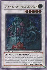 Cosmic Fortress Gol'Gar (UTR) - Crimson Crisis YuGiOh trading card