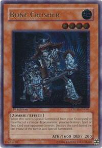 Bone Crusher (UTR) - Crimson Crisis (CRMS) #CRMS-EN083 - Ultimate Rare YuGiOh Trading Card