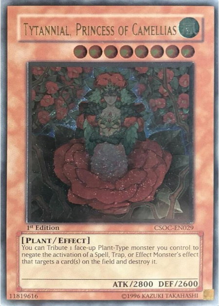 Tytannial, Princess of Camellias (UTR) - Crossroads of Chaos YuGiOh trading card