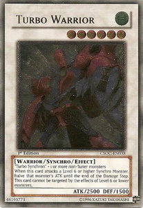 Turbo Warrior (UTR) - Crossroads of Chaos (CSOC) #CSOC-EN038 - Ultimate Rare YuGiOh Trading Card