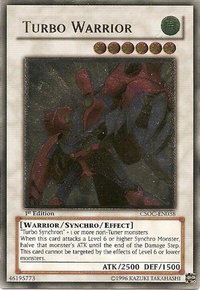 Turbo Warrior (UTR) - Crossroads of Chaos (CSOC) #CSOC-EN038 - Ultimate Rare YuGiOh Trading Card