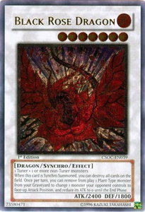 Black Rose Dragon (UTR) - Crossroads of Chaos (CSOC) #CSOC-EN039 - Ultimate Rare YuGiOh Trading Card