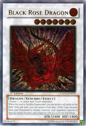 Black Rose Dragon (UTR) - Crossroads of Chaos YuGiOh trading card