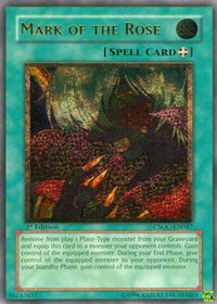 Mark of the Rose (UTR) - Crossroads of Chaos (CSOC) #CSOC-EN047 - Ultimate Rare YuGiOh Trading Card