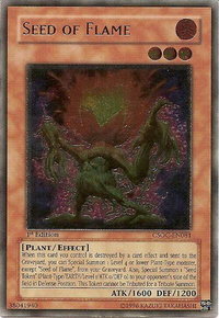 Seed of Flame (UTR) - Crossroads of Chaos (CSOC) #CSOC-EN081 - Ultimate Rare YuGiOh Trading Card