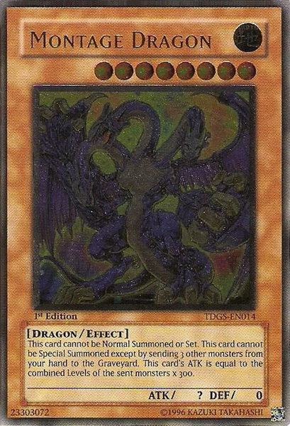 Montage Dragon (UTR) trading card from The Duelist Genesis Montage Dragon (UTR) - The Duelist Genesis YuGiOh trading card