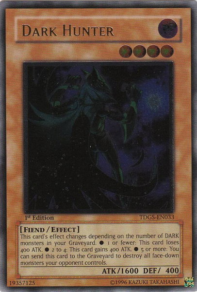 Dark Hunter (UTR) trading card from The Duelist Genesis Dark Hunter (UTR) - The Duelist Genesis YuGiOh trading card