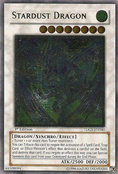 Stardust Dragon (UTR) trading card from The Duelist Genesis Stardust Dragon (UTR) - The Duelist Genesis YuGiOh trading card