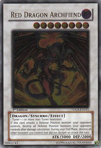 Red Dragon Archfiend (UTR) - The Duelist Genesis (TDGS) #TDGS-EN041 - Ultimate Rare YuGiOh Trading Card