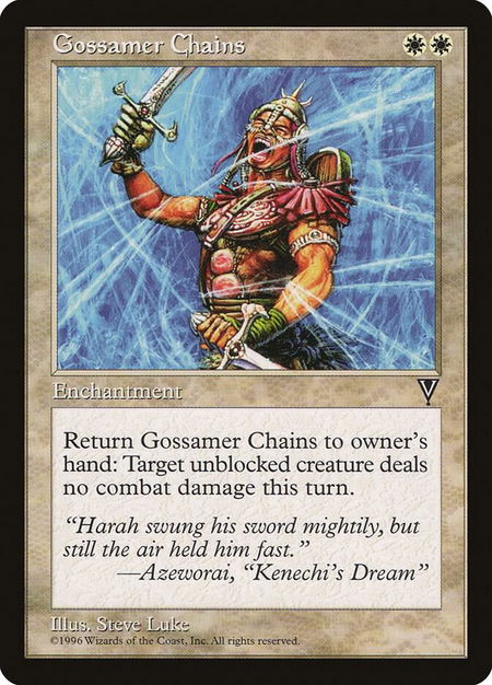 Gossamer Chains - Visions Magic: The Gathering trading card