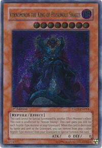 Vennominon the King of Poisonous Snakes (UTR) - Tactical Evolution YuGiOh trading card