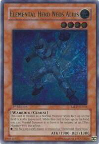 Elemental Hero Neos Alius (UTR) - Tactical Evolution (TAEV) #TAEV-EN018 - Ultimate Rare YuGiOh Trading Card