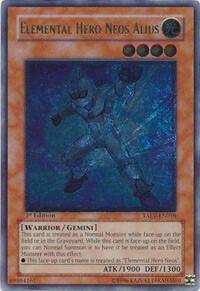 Elemental Hero Neos Alius (UTR) trading card from Tactical Evolution Elemental Hero Neos Alius (UTR) - Tactical Evolution YuGiOh trading card