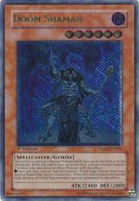 Doom Shaman (UTR) - Tactical Evolution (TAEV) #TAEV-EN025 - Ultimate Rare YuGiOh Trading Card