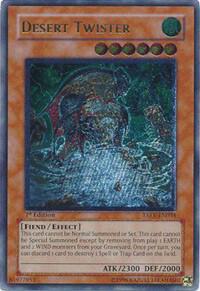 Desert Twister (UTR) trading card from Tactical Evolution Desert Twister (UTR) - Tactical Evolution YuGiOh trading card