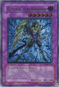 Elemental Hero Darkbright (UTR) - Tactical Evolution YuGiOh trading card