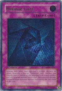 Mirror Gate (UTR) trading card from Tactical Evolution Mirror Gate (UTR) - Tactical Evolution YuGiOh trading card
