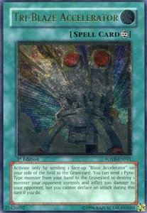 Tri-Blaze Accelerator (UTR) - Force of the Breaker (FOTB) #FOTB-EN041 - Ultimate Rare YuGiOh Trading Card