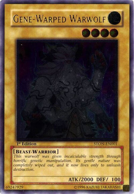 Gene-Warped Warwolf (UTR) - Strike of Neos YuGiOh trading card