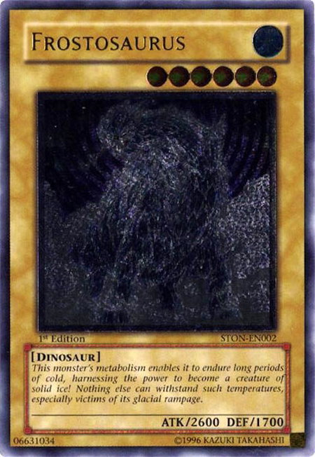 Frostosaurus (UTR) - Strike of Neos YuGiOh trading card