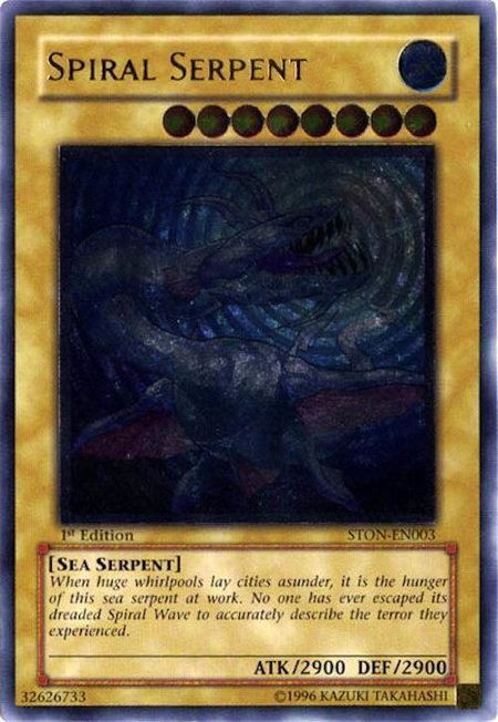Spiral Serpent (UTR) - Strike of Neos YuGiOh trading card
