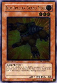 Neo-Spacian Grand Mole (UTR) - Strike of Neos (STON) #STON-EN005 - Ultimate Rare YuGiOh Trading Card