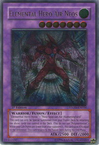 Elemental Hero Air Neos (UTR) - Strike of Neos (STON) #STON-EN034 - Ultimate Rare YuGiOh Trading Card