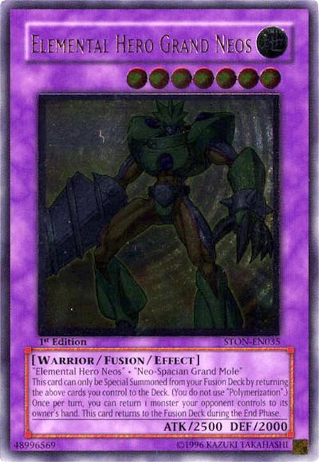 Elemental Hero Grand Neos (UTR) - Strike of Neos YuGiOh trading card