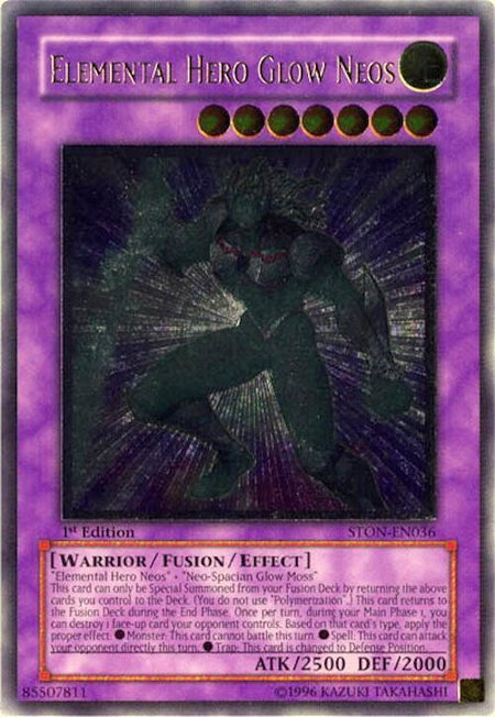 Elemental Hero Glow Neos (UTR) - Strike of Neos YuGiOh trading card