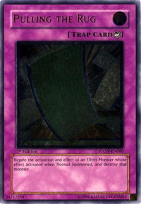 Pulling the Rug (UTR) - Strike of Neos (STON) #STON-EN060 - Ultimate Rare YuGiOh Trading Card