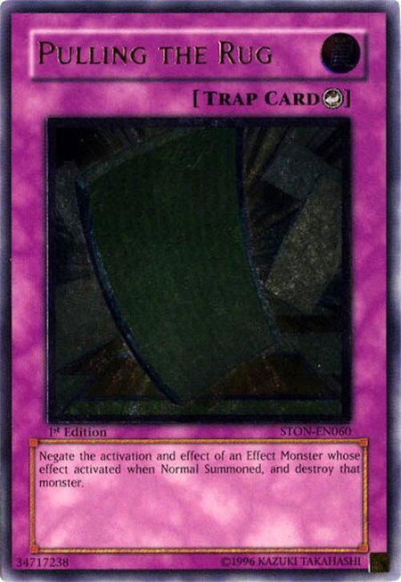 Pulling the Rug (UTR) - Strike of Neos YuGiOh trading card