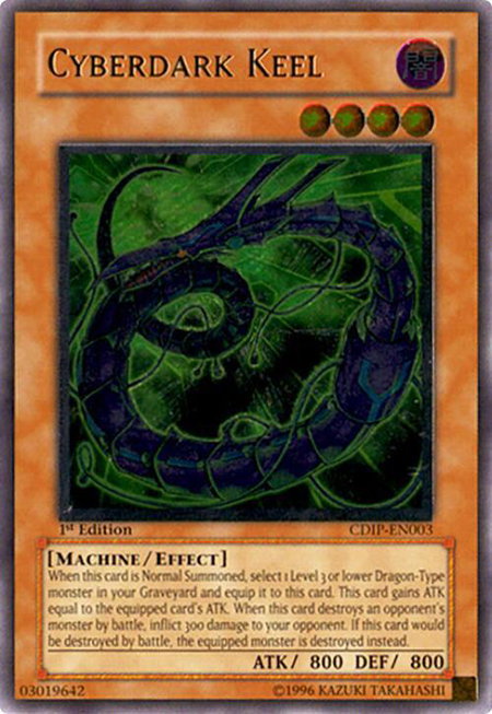 Cyberdark Keel (UTR) - Cyberdark Impact YuGiOh trading card