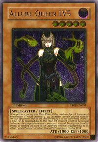 Allure Queen LV5 (UTR) - Cyberdark Impact (CDIP) #CDIP-EN007 - Ultimate Rare YuGiOh Trading Card