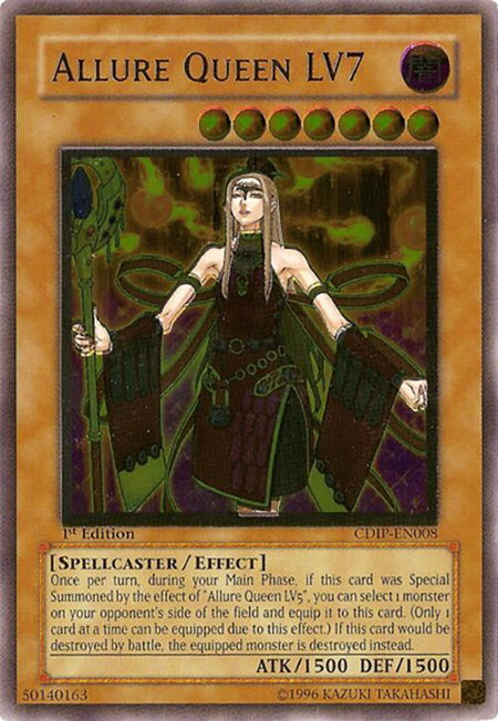 Allure Queen LV7 (UTR) - Cyberdark Impact YuGiOh trading card