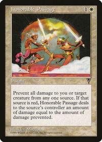 Honorable Passage - Visions (VIS) #7 - Uncommon Magic: The Gathering Trading Card