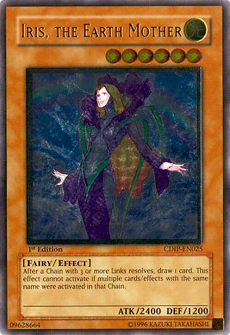 Iris, the Earth Mother (UTR) - Cyberdark Impact YuGiOh trading card