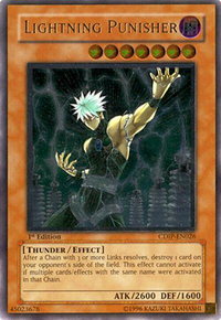 Lightning Punisher (UTR) - Cyberdark Impact (CDIP) #CDIP-EN026 - Ultimate Rare YuGiOh Trading Card