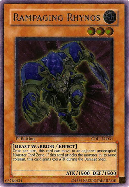 Rampaging Rhynos (UTR) - Cyberdark Impact YuGiOh trading card