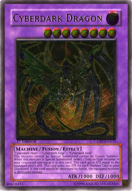 Cyberdark Dragon (UTR) - Cyberdark Impact YuGiOh trading card