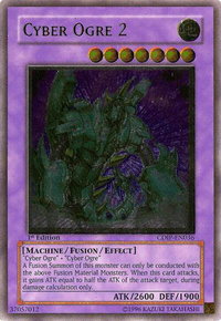Cyber Ogre 2 (UTR) - Cyberdark Impact (CDIP) #CDIP-EN036 - Ultimate Rare YuGiOh Trading Card