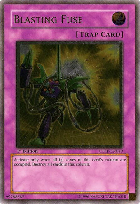 Blasting Fuse (UTR) - Cyberdark Impact YuGiOh trading card